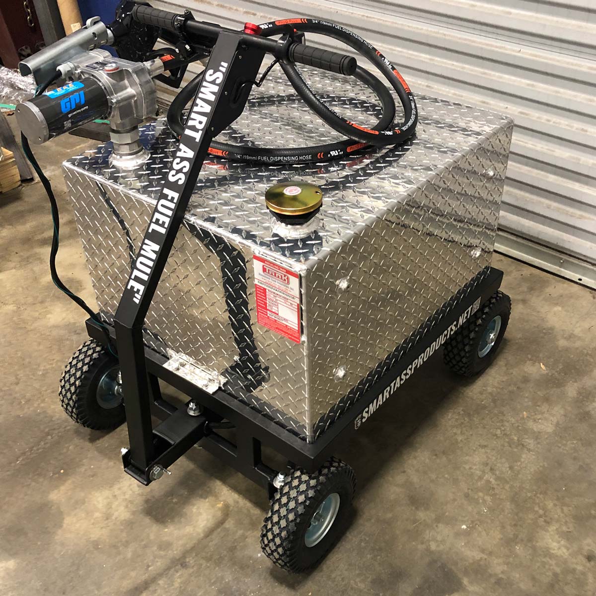 Smart Ass Fuel Mule Front Top Angle View