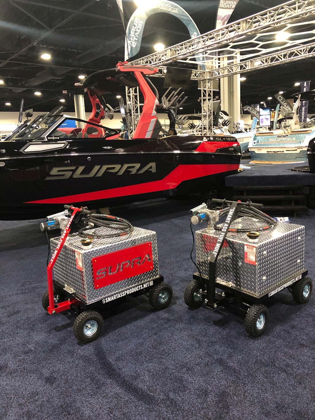 Two Smart Ass Fuel Mule's at the Atlanta Boat Show 2024