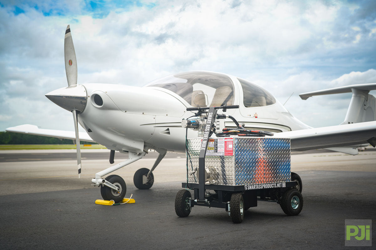 Smart Ass Fuel Mule Aviation Fueling Caddy with Diamond DA40
