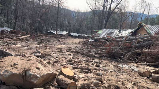 A mudslide ravaged this Adventures In Missions Camp in Black Mountain NC during Hurricane Helene.  The Smart Ass Fuel Mule played a key part in their recovery, keeping their generators fueled and online.