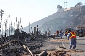 Municipal emergency management team coordinating disaster preparedness equipment and planning operations