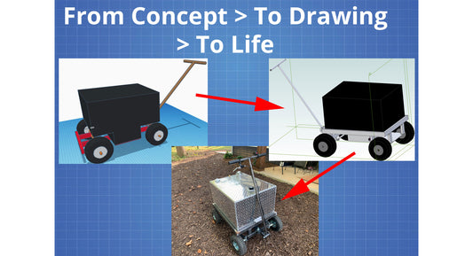 Bringing the Smart Ass Fuel Mule Prototype from concept to drawing to life