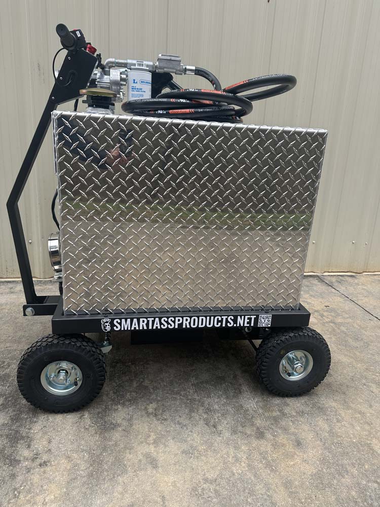 Smart Ass Fuel Mule Flatlander Aviation Edition - 70 Gallon Fuel Bowser - Left Side